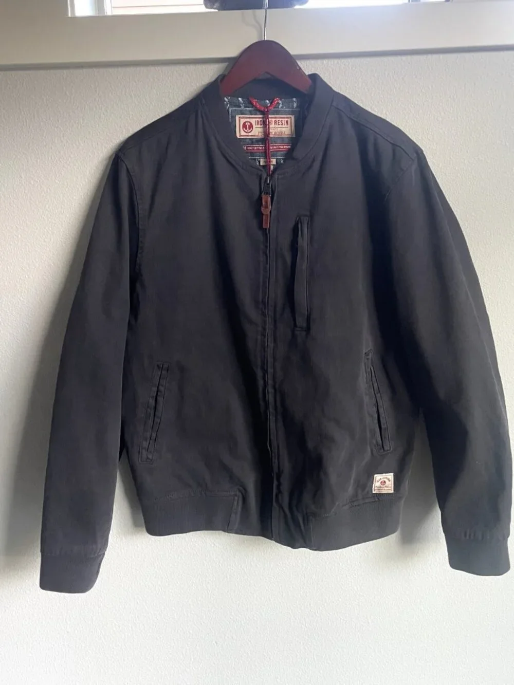 Iron & Resin Men's Line Up Jacket Size M Bedford cord bomber jacket NWT
